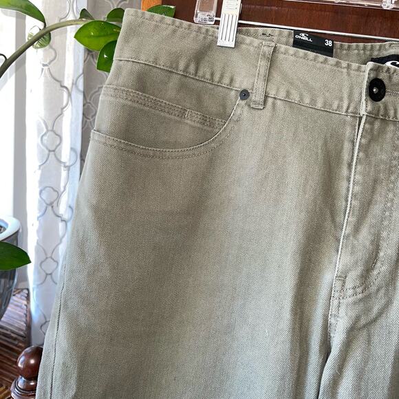 NWT O'neill Townes Modern Stretch Denim Pants size 38 Gray color jeans - Picture 2 of 9